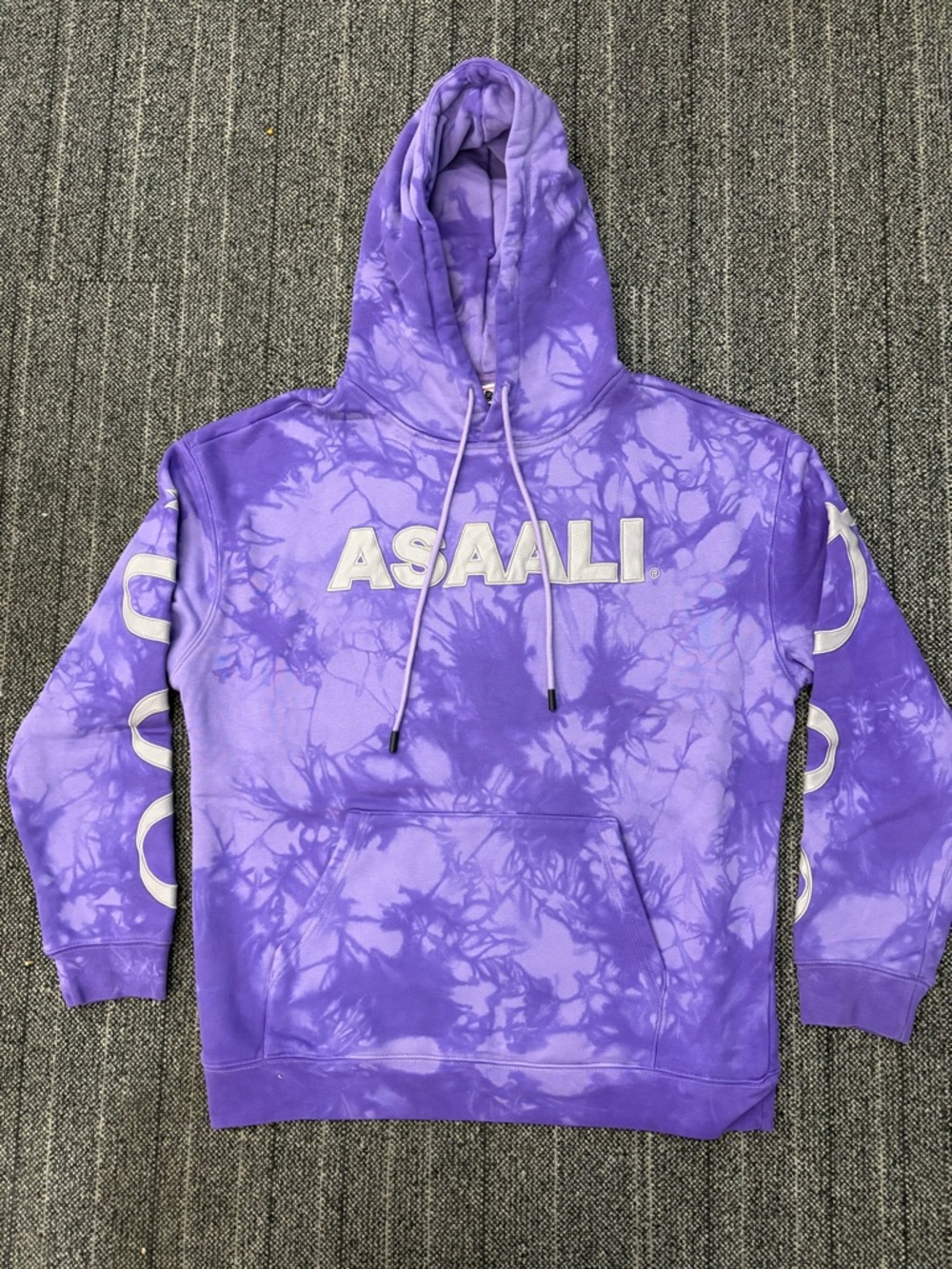 ASAALI Purple Tie-Dye Hoodie - Men